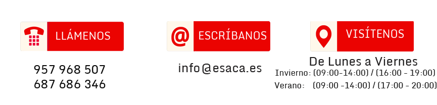 Detergentes y Desinfectantes ESACA, S.L. | CONTACTO